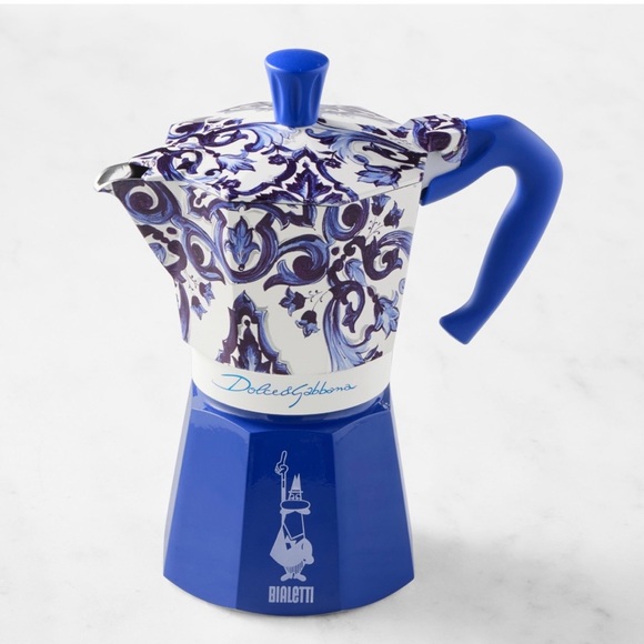 Bialetti Blue and White Espresso Maker - Picture 2 of 7